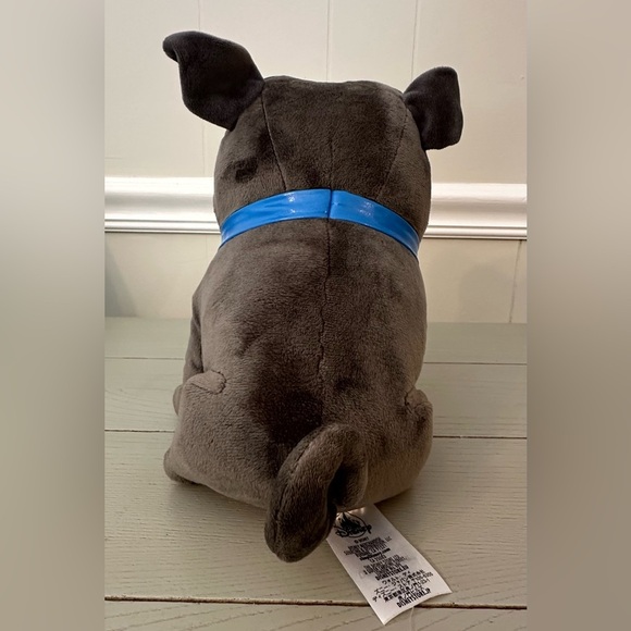 Disney Puppy Dog Pals Bingo Plush Pug Gray Stuffed Animal Blue Collar 12” - Picture 3 of 6